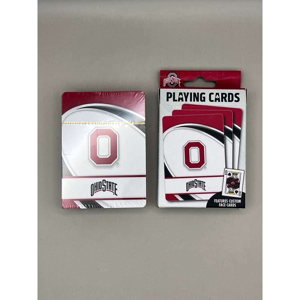 Ohio State Buckeyes Playing Cards Standard Deck Custom Face Cards Sealed Deck